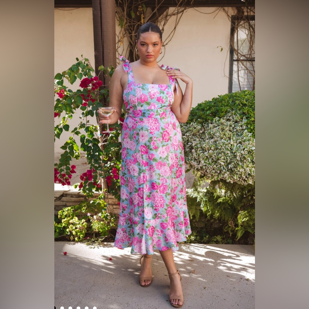 Show Me Your Mumu Garden Midi Dress